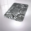 Verkleinertes Bild von Badteppich 'Zebra' schwarz-weiß 40 x 60 cm