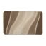 Beige-brauner Badteppich Ocean mit Wellenmuster