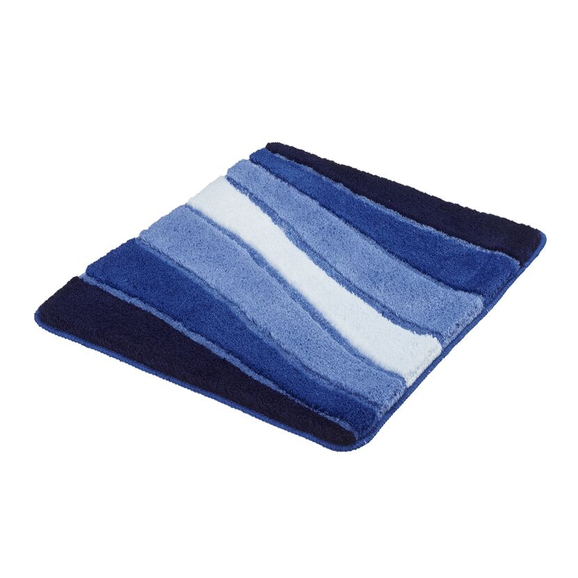 Blauer Badteppich Ocean