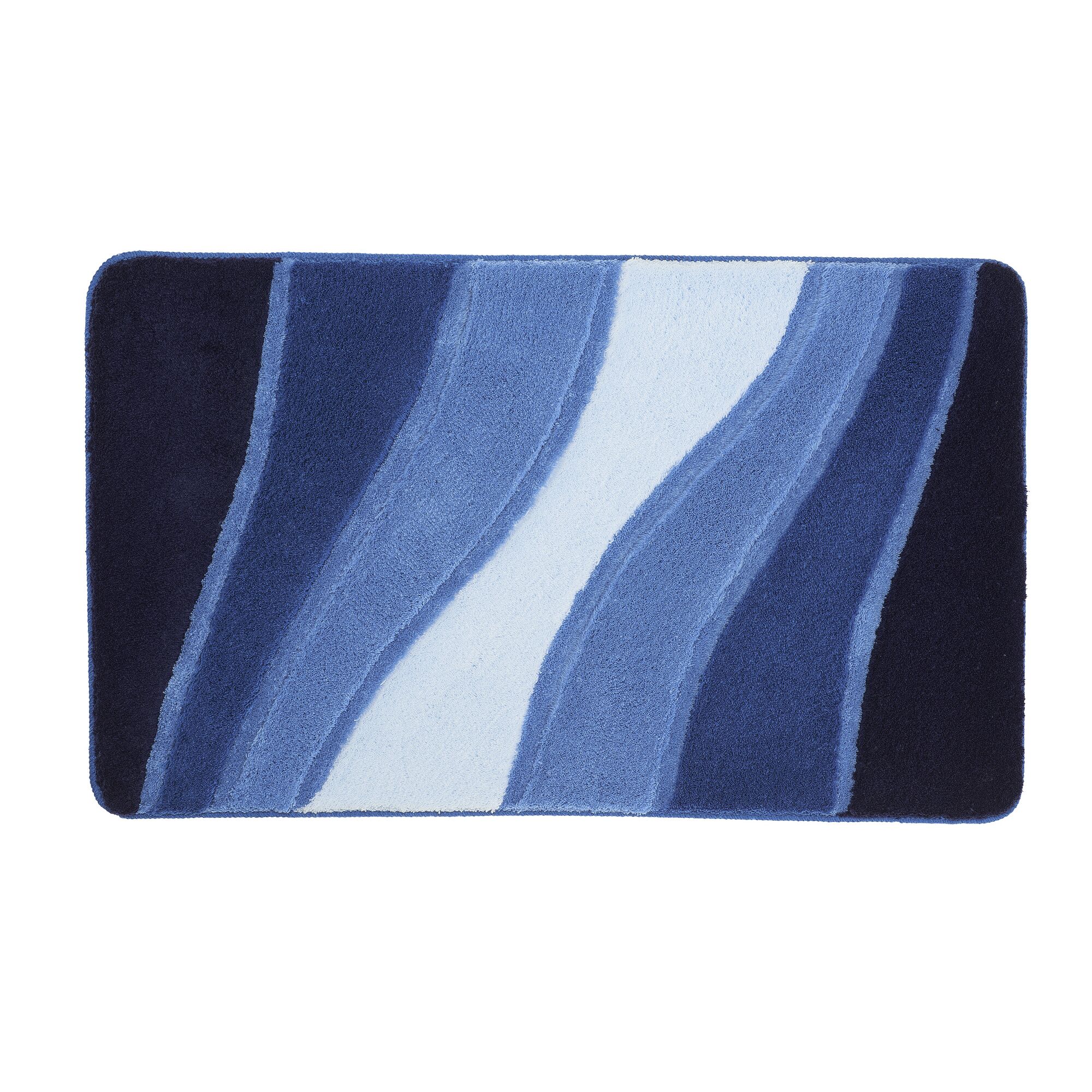 Blauer Badteppich Ocean