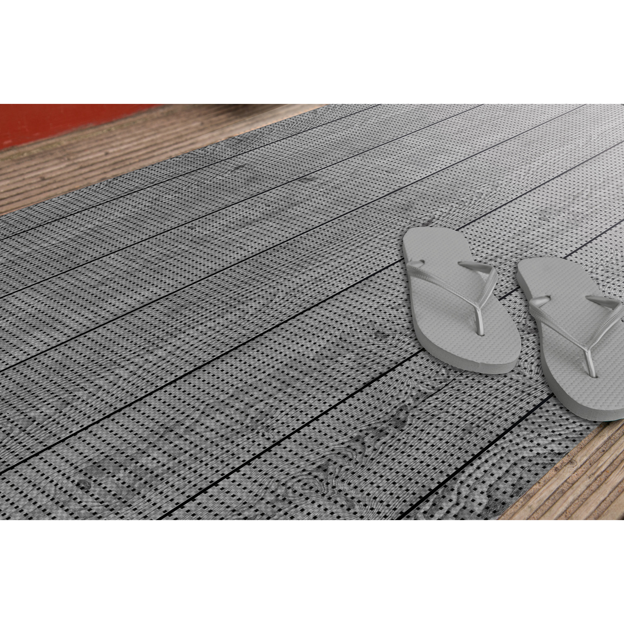 Bodenmatte Snowy Wood 0,65 x 2 m