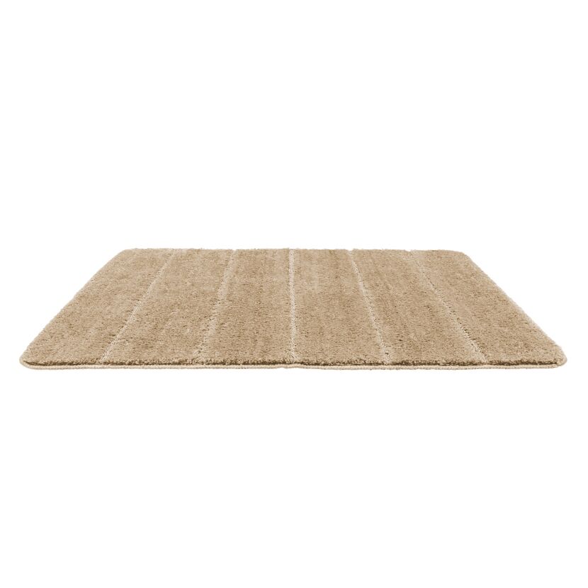 Badteppich 'Steps Sand', 60 x 90 cm, Mikrofaser, beige