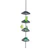 Teleskop-Duschecke Compact silber mit vier Ablagen