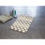 Badematte Grand Prix beige mit Schachbrettmuster