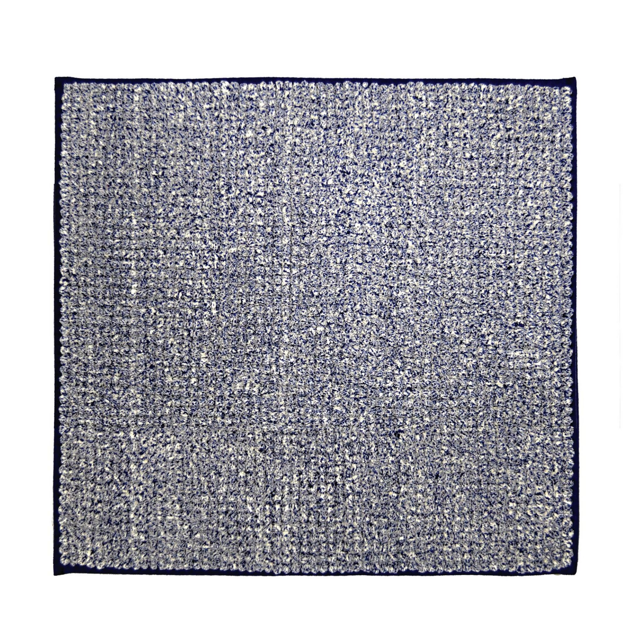 Blau-weißer Teppich Fresh