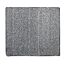 Schwarzer Teppich Fresh 55 x 50 cm