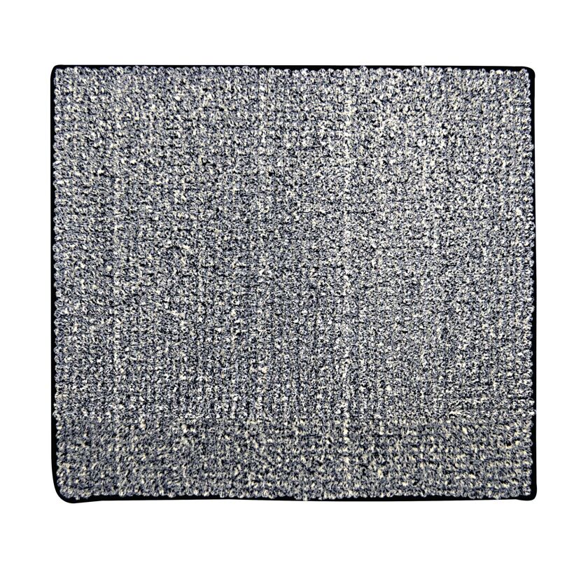 Schwarzer Teppich Fresh 55 x 50 cm