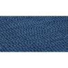 Blauer Badteppich Soft, Nahaufnahme