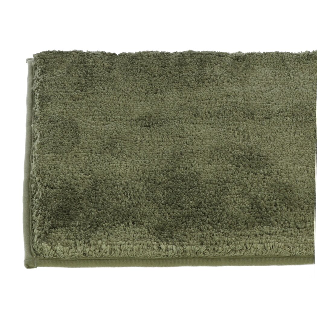Badteppich dunkelgrün 50 x 80 cm