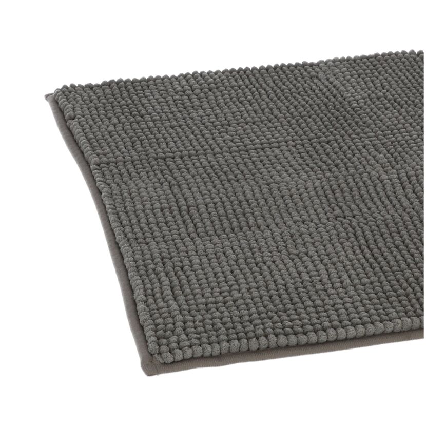 Badteppich grau 50 x 80 cm