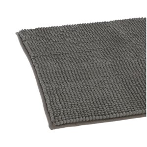 Badteppich grau 50 x 80 cm