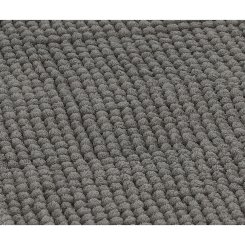 Badteppich grau 50 x 80 cm