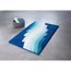 Verkleinertes Bild von Badezimmerteppich 'Streak' blau 90 x 60 cm