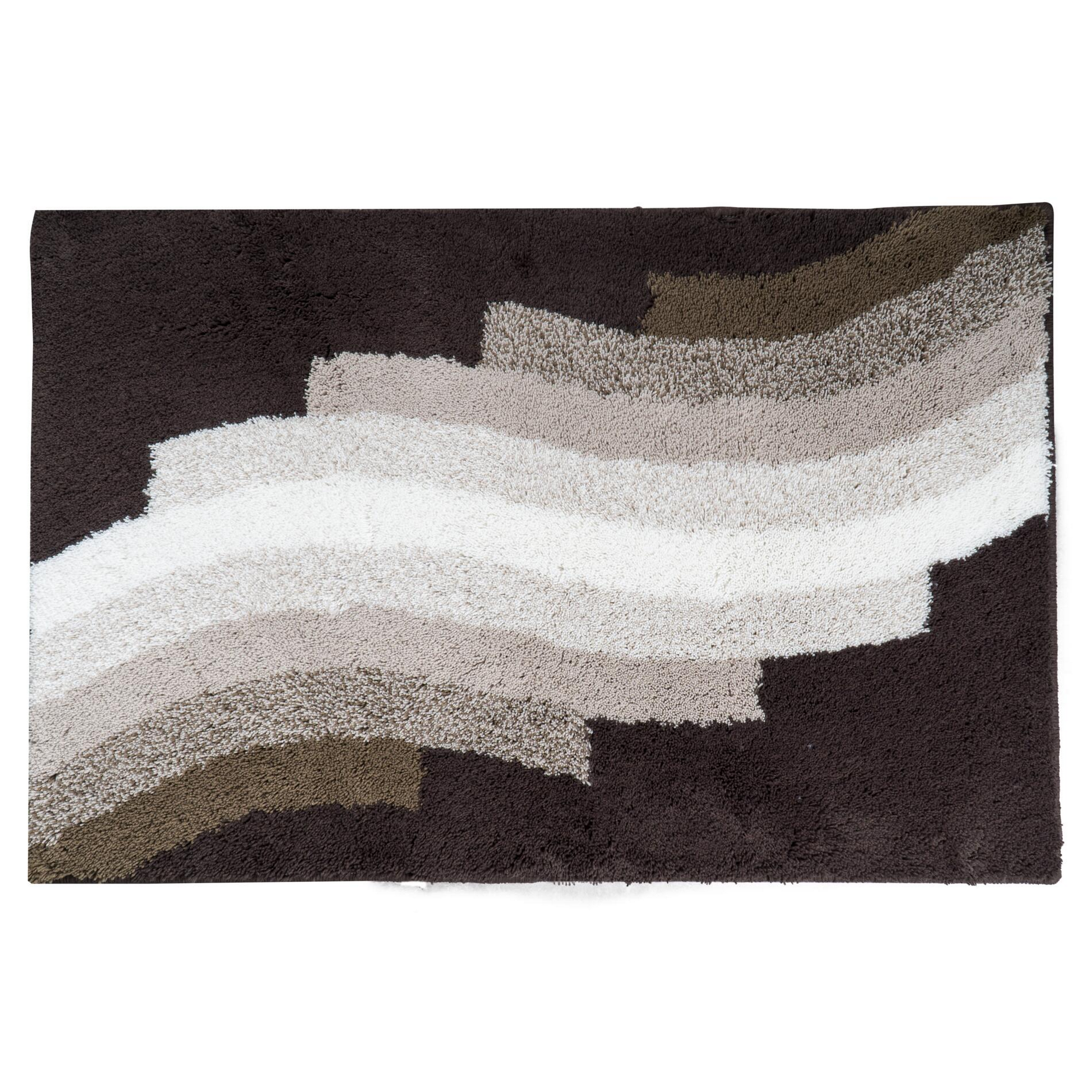 Badezimmerteppich 'Streak' beige 90 x 60 cm + product picture