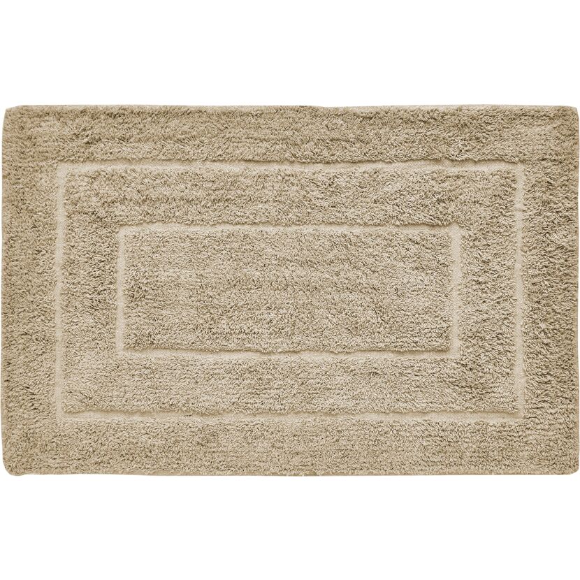 Beiger Badezimmerteppich