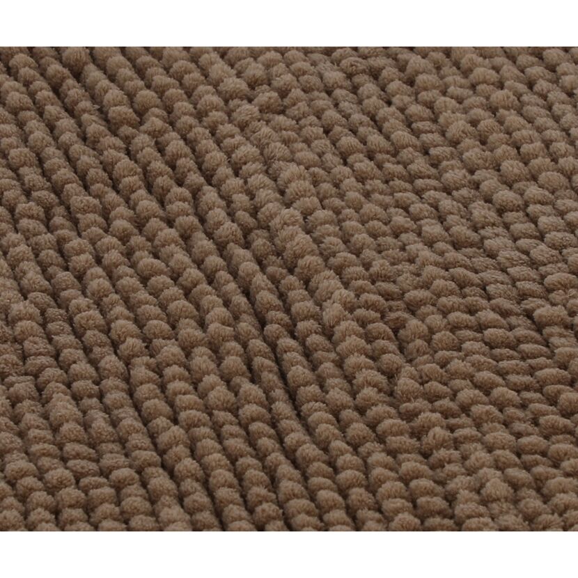 Badteppich taupe 50 x 80 cm