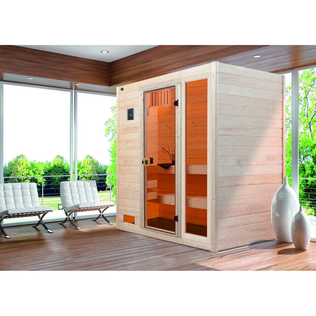 MH Sauna VALIDA 2 GTF aus hellem Holz