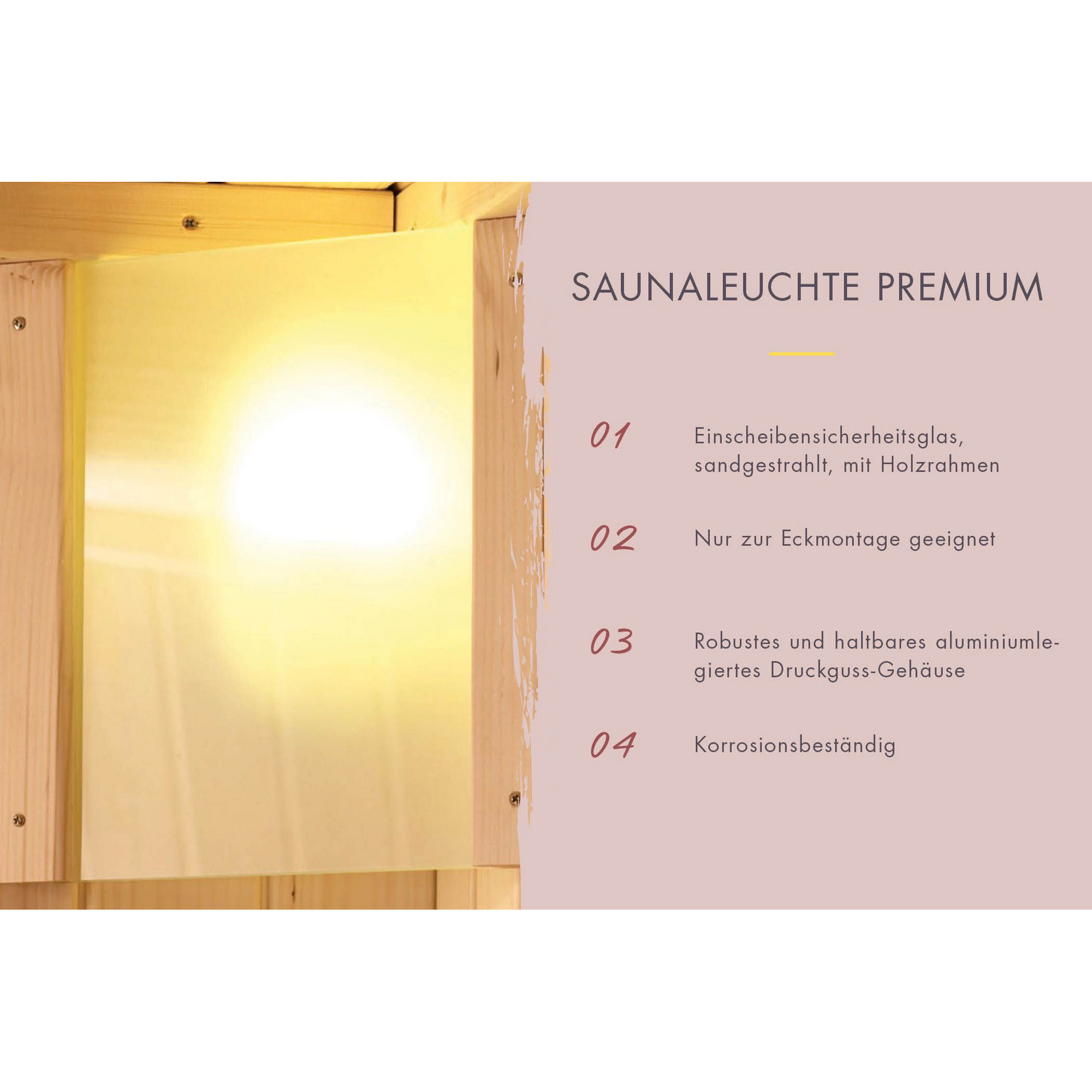 Saunaleuchte 'Premium'