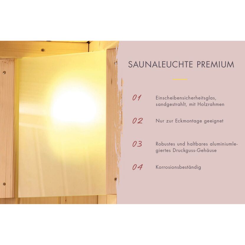 Saunaleuchte 'Premium'