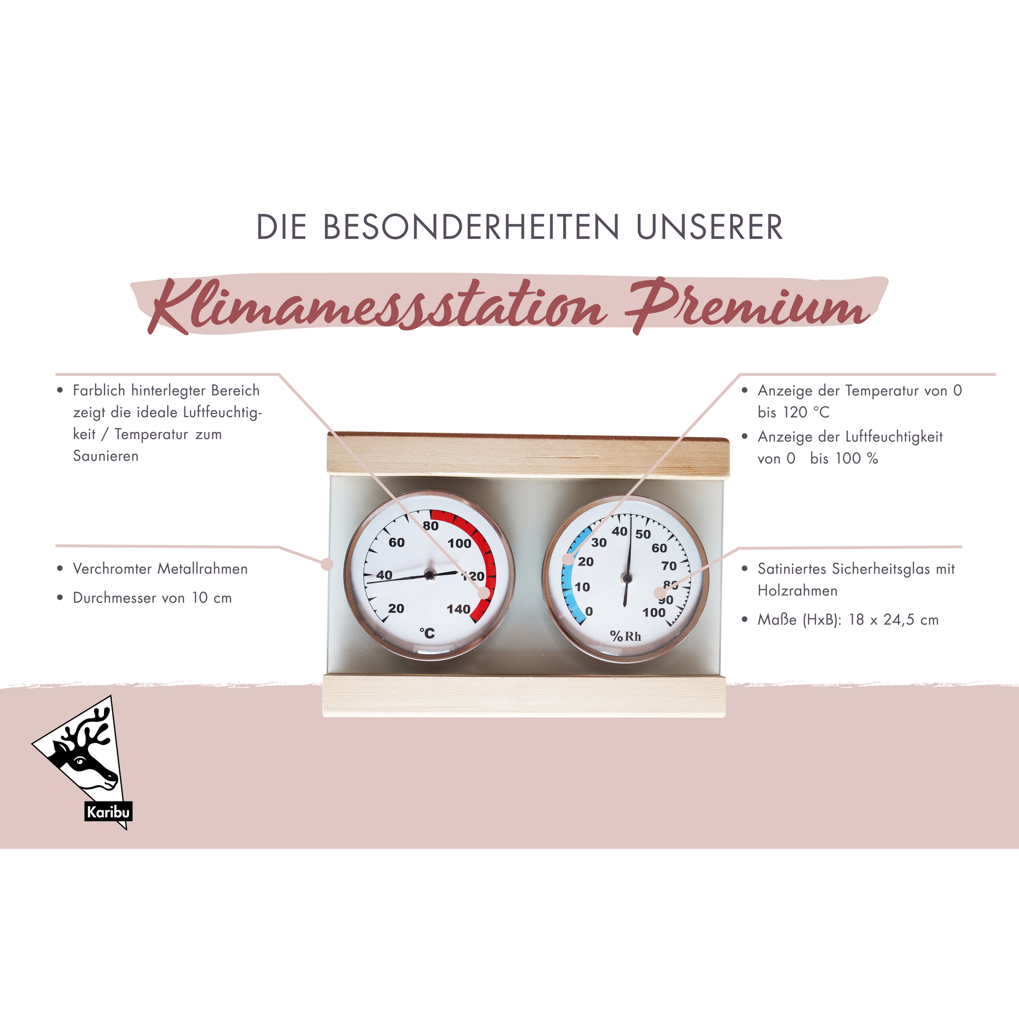 Sauna-Klimamessstation 'Premium'
