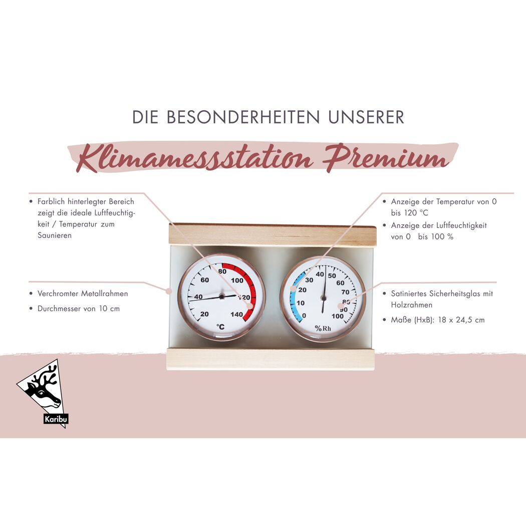 Sauna-Klimamessstation 'Premium'