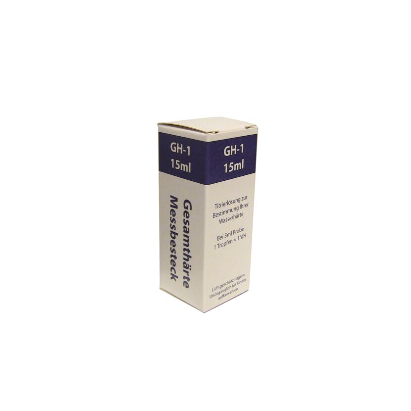 GH Testkit Faltschachtel (zur Gesamthärtebestimmung)