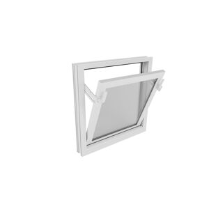 Kunststoff-Kippfenster 500 x 500 mm weiß DIN