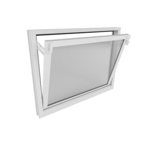 Kunststoff-Kippfenster 800 x 600 mm weiß DIN