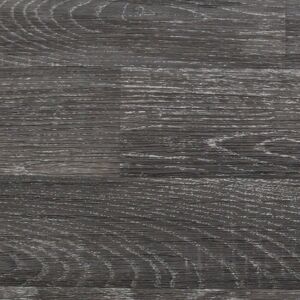 Bodenbelag CV "Hawaii" Holzdiele schwarz/silbern 3 m