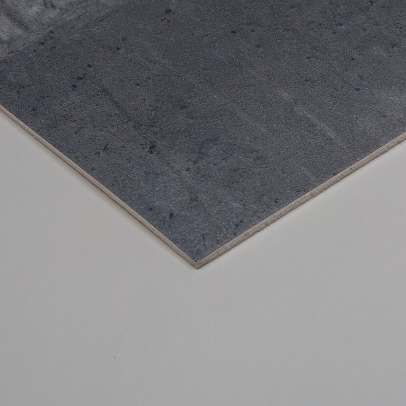 Bodenbelag CV 'Denver' Beton grau/silbern 4 m