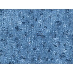 Druckschlingen-Teppich 'Robin' Meterware blau, Breite 5 m