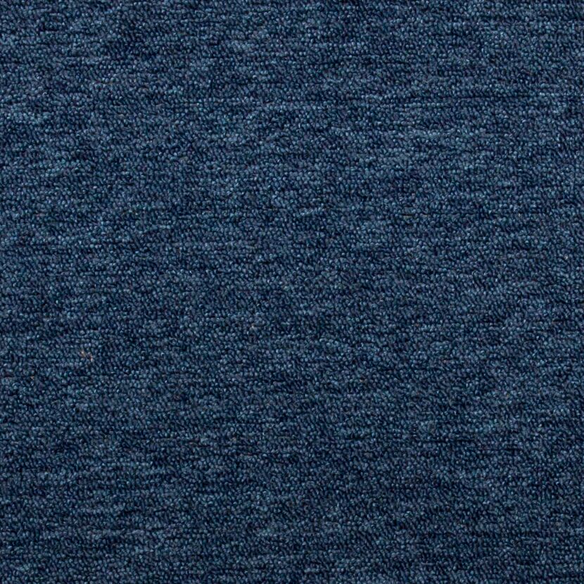 Blauer Feinschlingen-Teppich Rambo, Nahaufnahme
