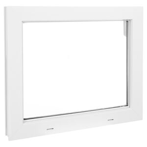 Kippfenster weiß 1-flügelig 50 x 50 cm