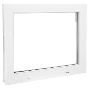 Kippfenster weiß 1-flügelig 80 x 60 cm