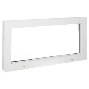 Kippfenster weiß 1-flügelig 100 x 50 cm