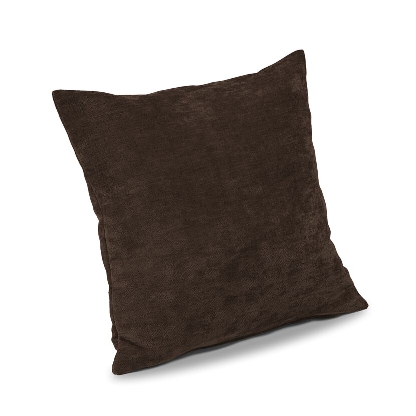 Kissen Riga dunkelbraun 50 x 50 cm