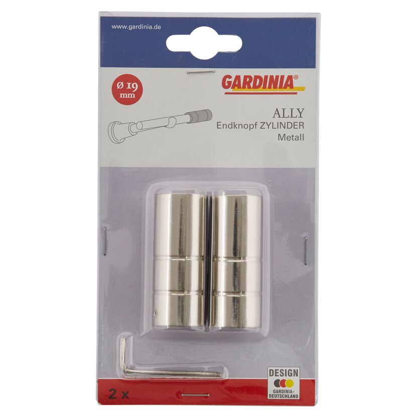 Gardina Ally Endknopf Zylinder Metall D19