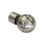 Endknopf ALLY D19 Kugel edelstahl-optik
