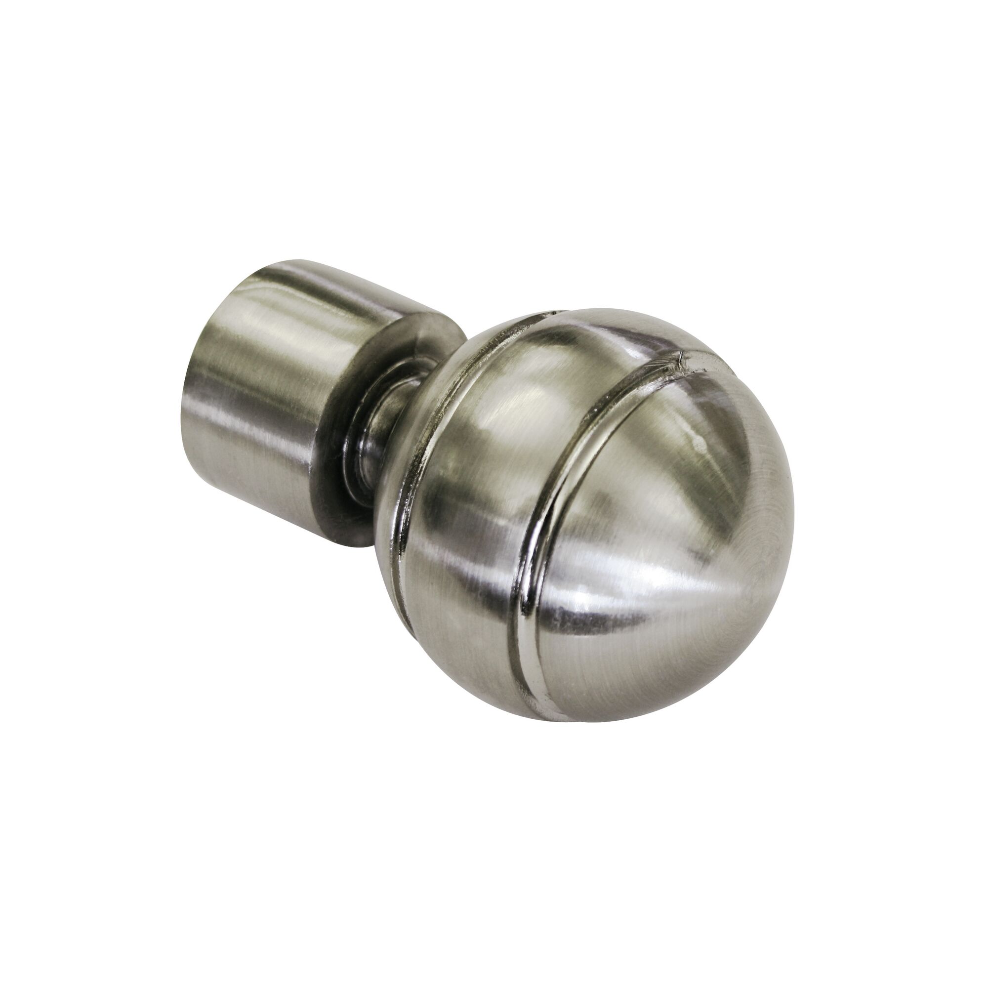 Endknopf ALLY D19 Kugel edelstahl-optik