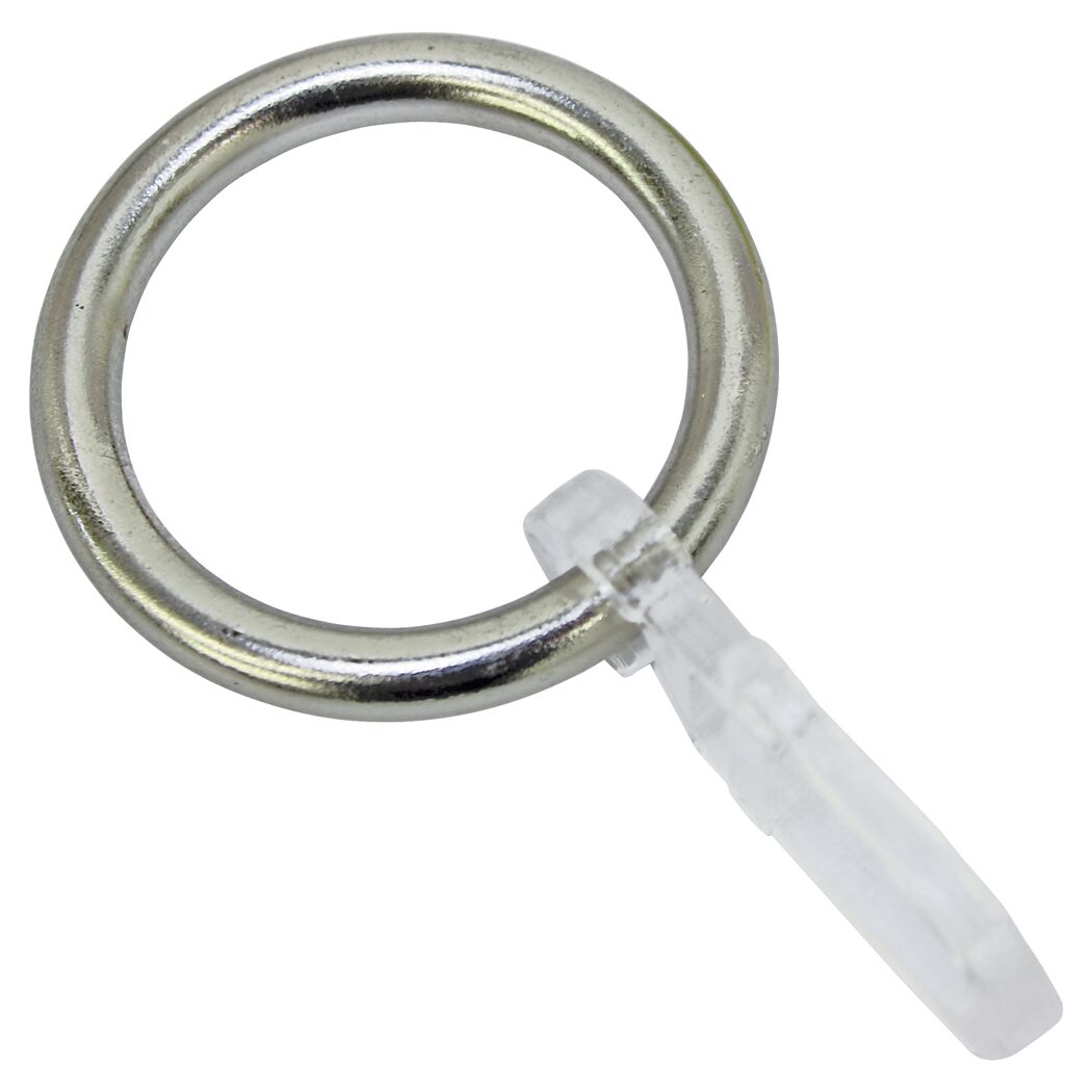 Gardinenring mit Haken aus Edelstahl