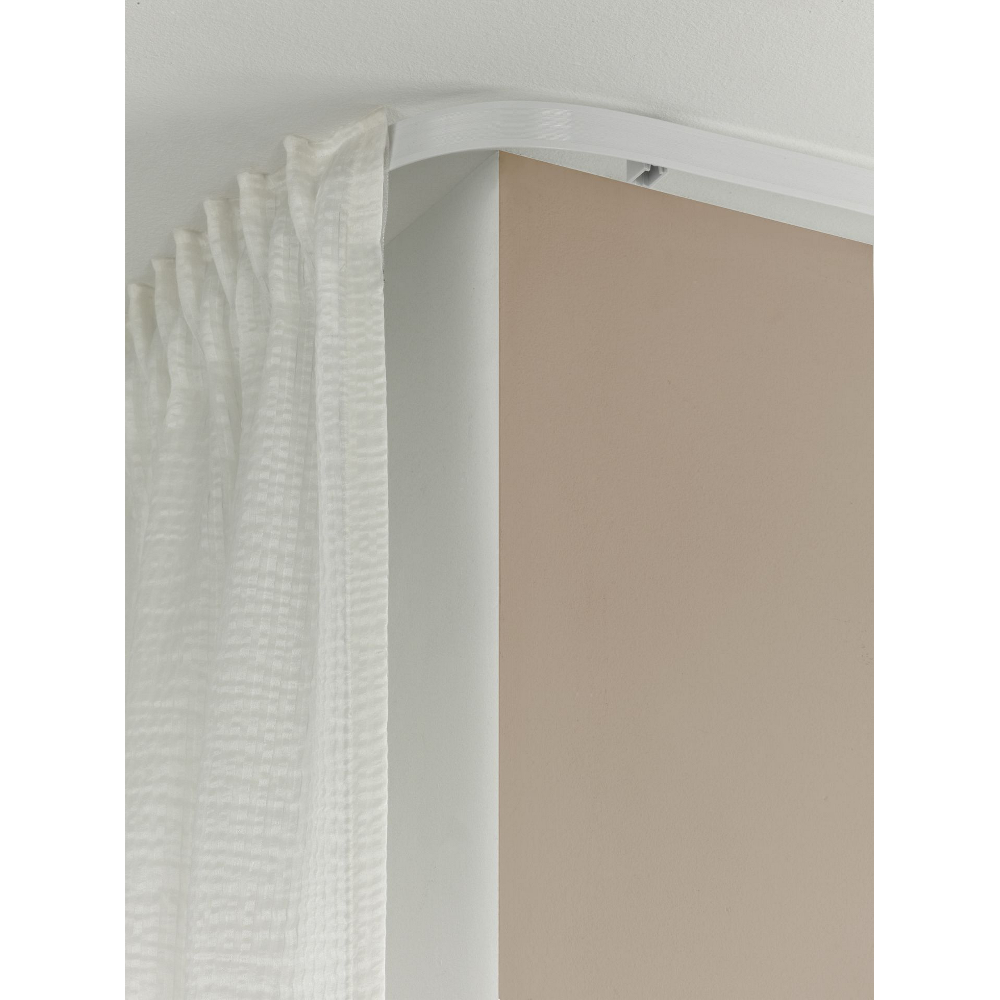 Vorhangschienen-Set 'Flexline' weiß 350 cm