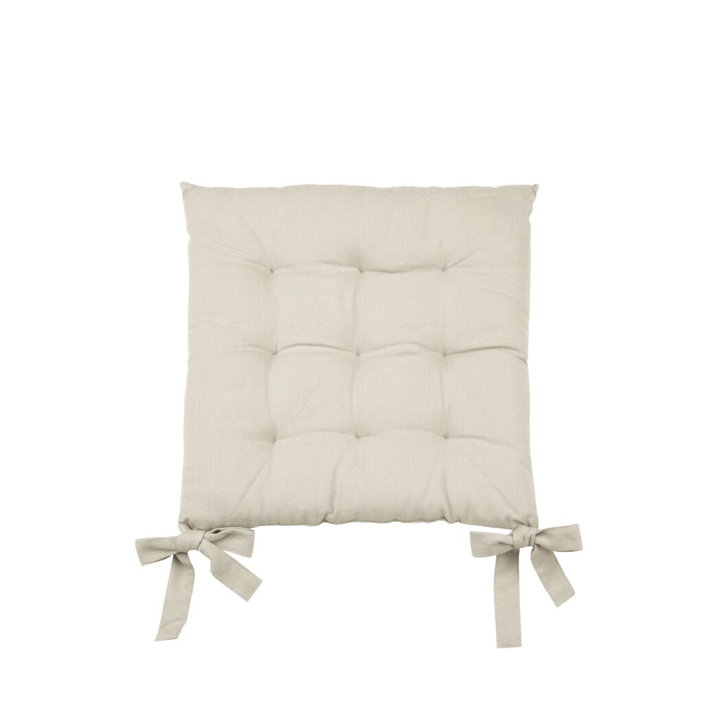 Sitzkissen 'Pure & Glam' silbern 40 x 40 x 8 cm