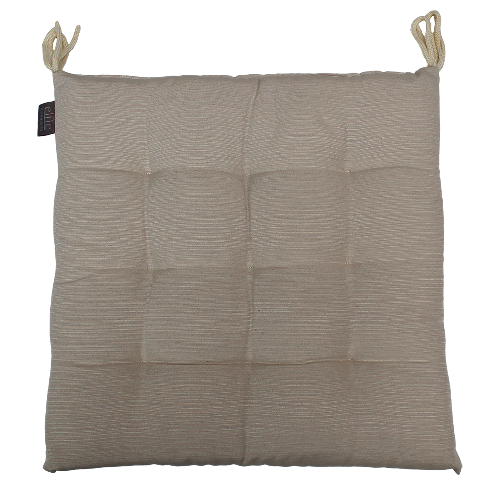Sitzkissen 'Uni' beige 40 x 40 cm