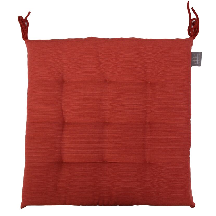 Sitzkissen 'Uni' rot 40 x 40 cm