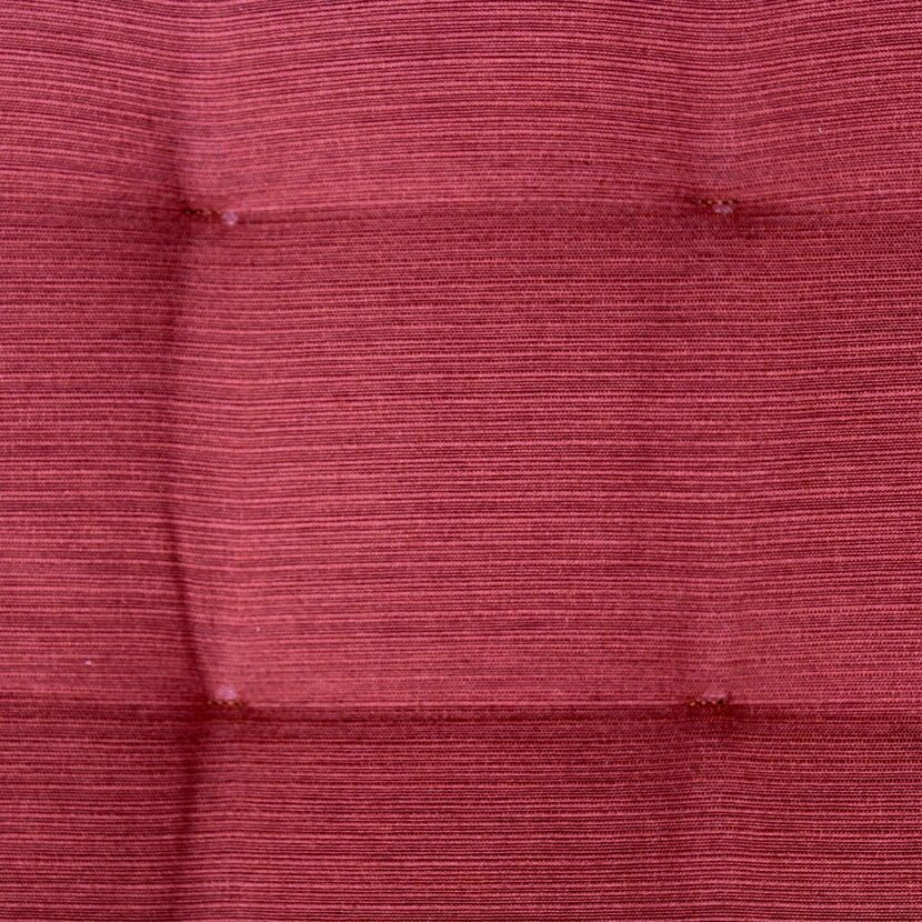 Sitzkissen 'Uni' rot 40 x 40 cm