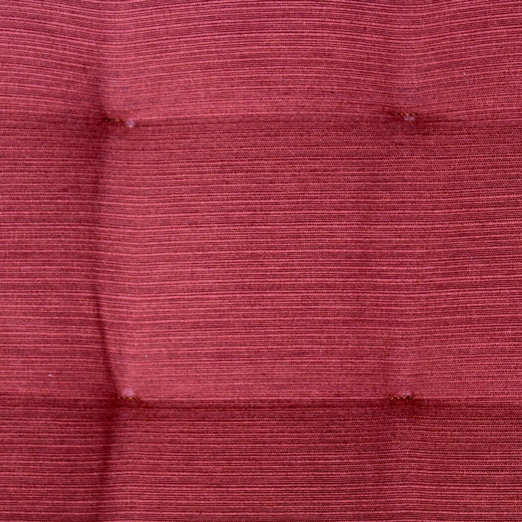 Sitzkissen 'Uni' rot 40 x 40 cm