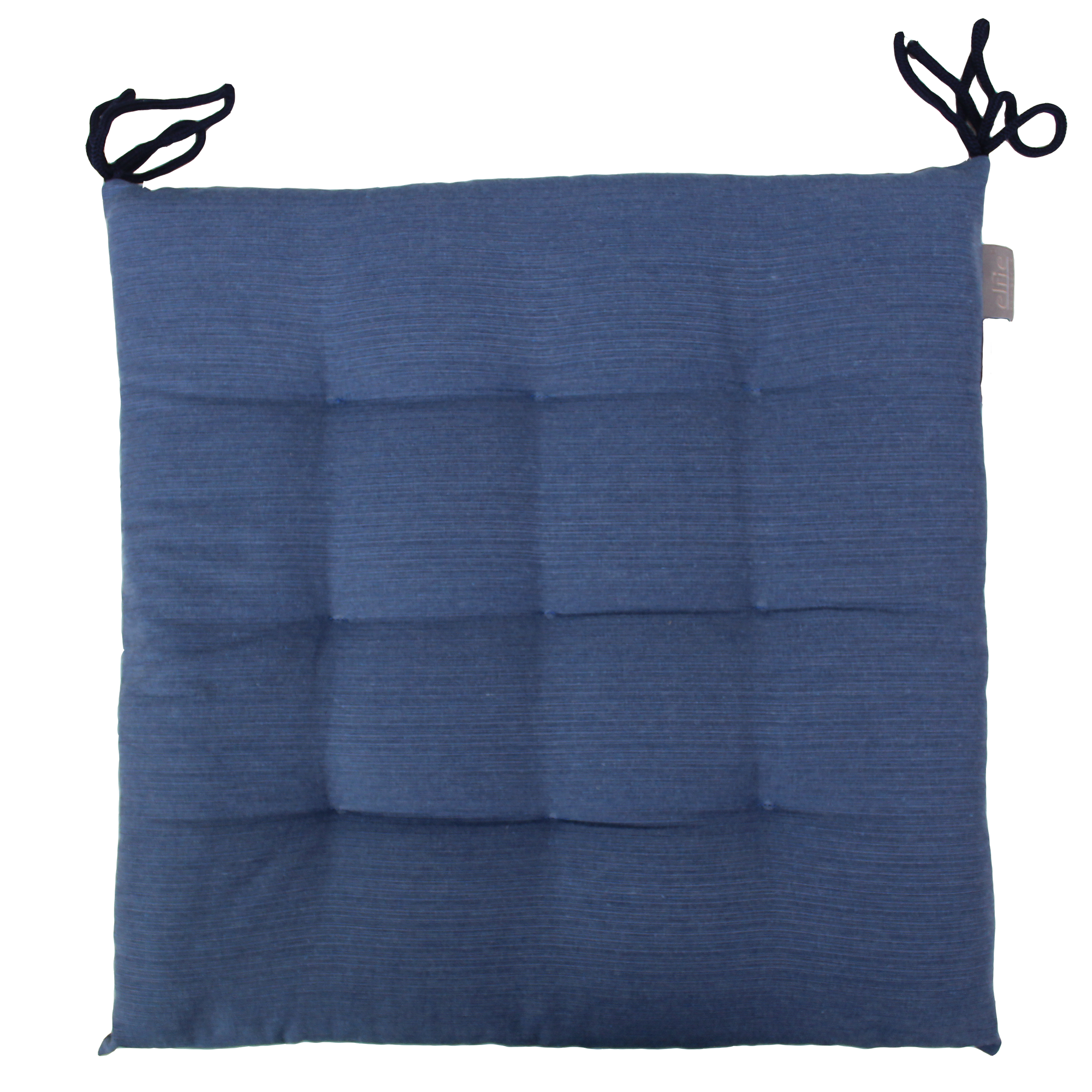 Sitzkissen 'Uni' blau 40 x 40 cm