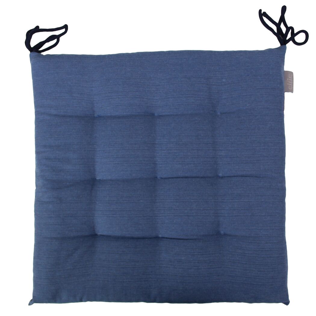 Sitzkissen 'Uni' blau 40 x 40 cm