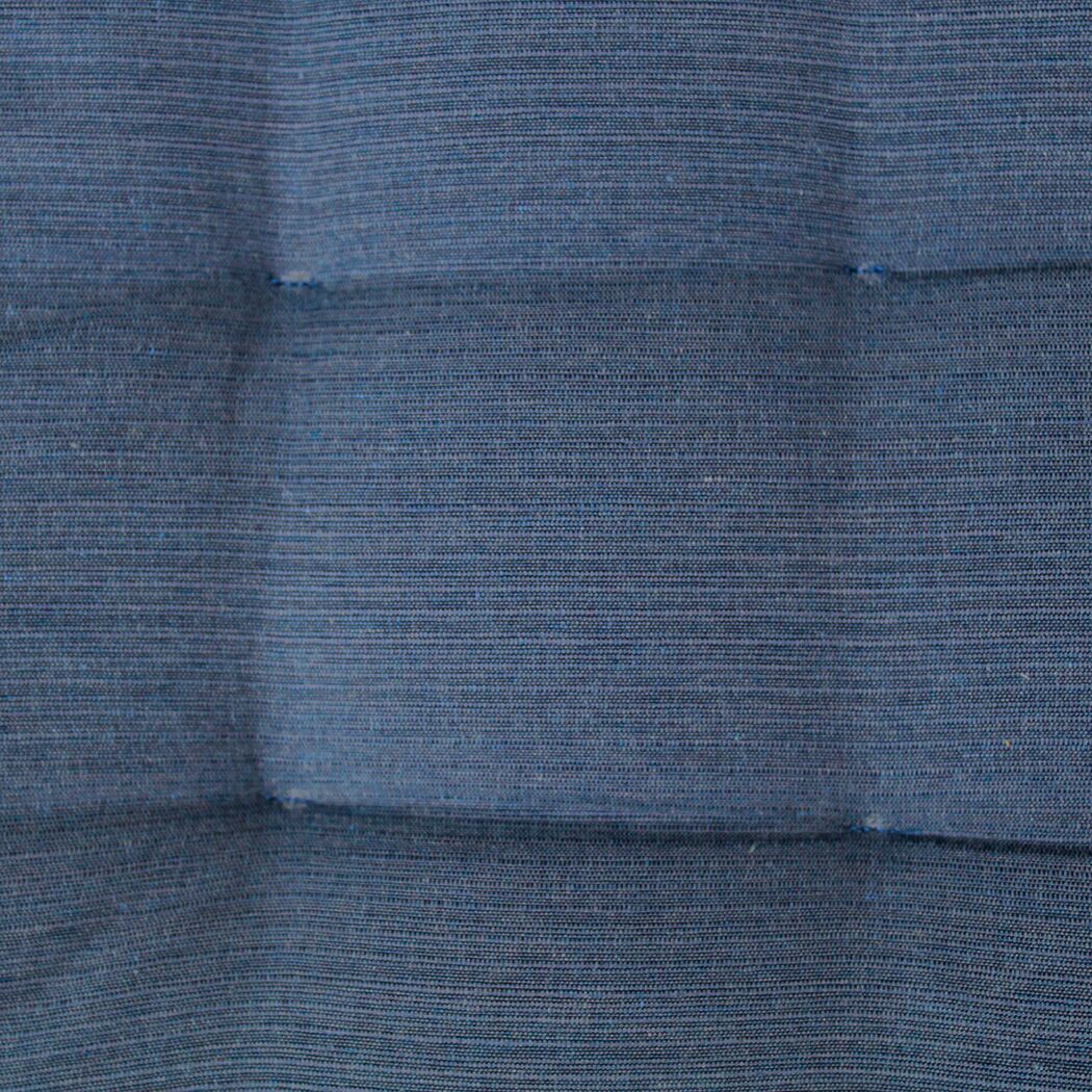 Sitzkissen 'Uni' blau 40 x 40 cm