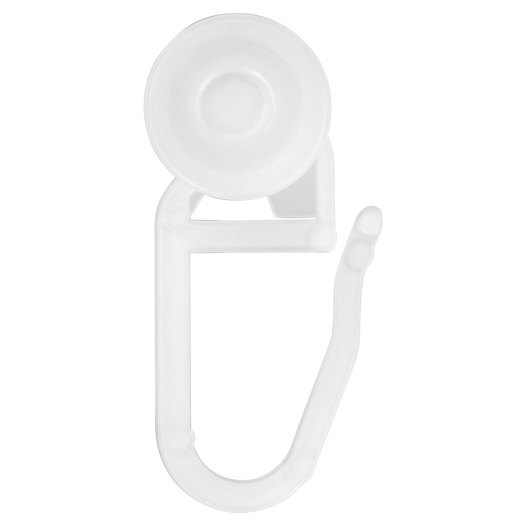 Weißer U-Rollring mit Saugnapf.